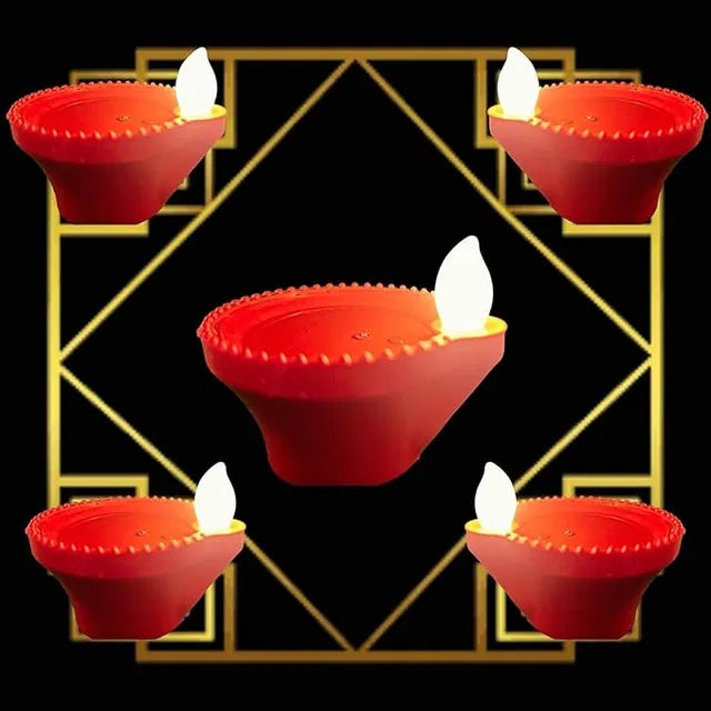 Water Sensor LED Light Diya,  (12, Classic)