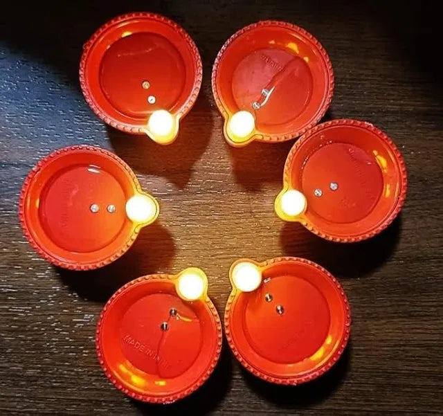 Water Sensor LED Light Diya,  (12, Classic)